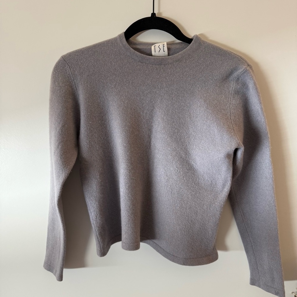TSE Cashmere Sweater: Lilac